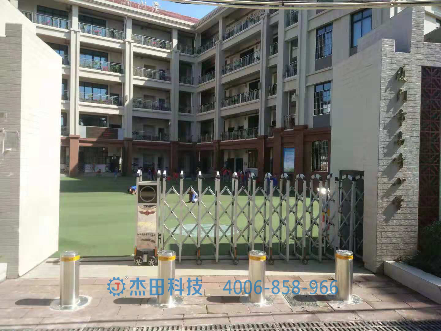 廈門高崎小學(xué)升降柱項(xiàng)目